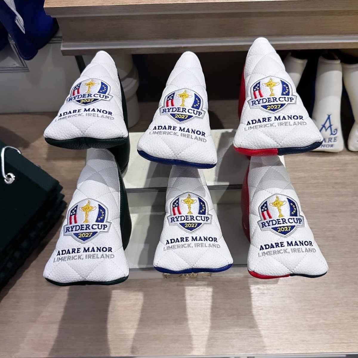 PRG_Golf's tweet photo. Look out for your favourite #PRGProShop set-up. 👀
We’re honoured to have so many of our PRG designs feature in pro-shops around the world. 
Make sure you tag @PRG_Golf &amp; #PRGProShop. 
We’re starting it off with this one from @TheAdareManor as they prepare for the 2027 Ryder Cup. https://t.co/KLbm4874rJ