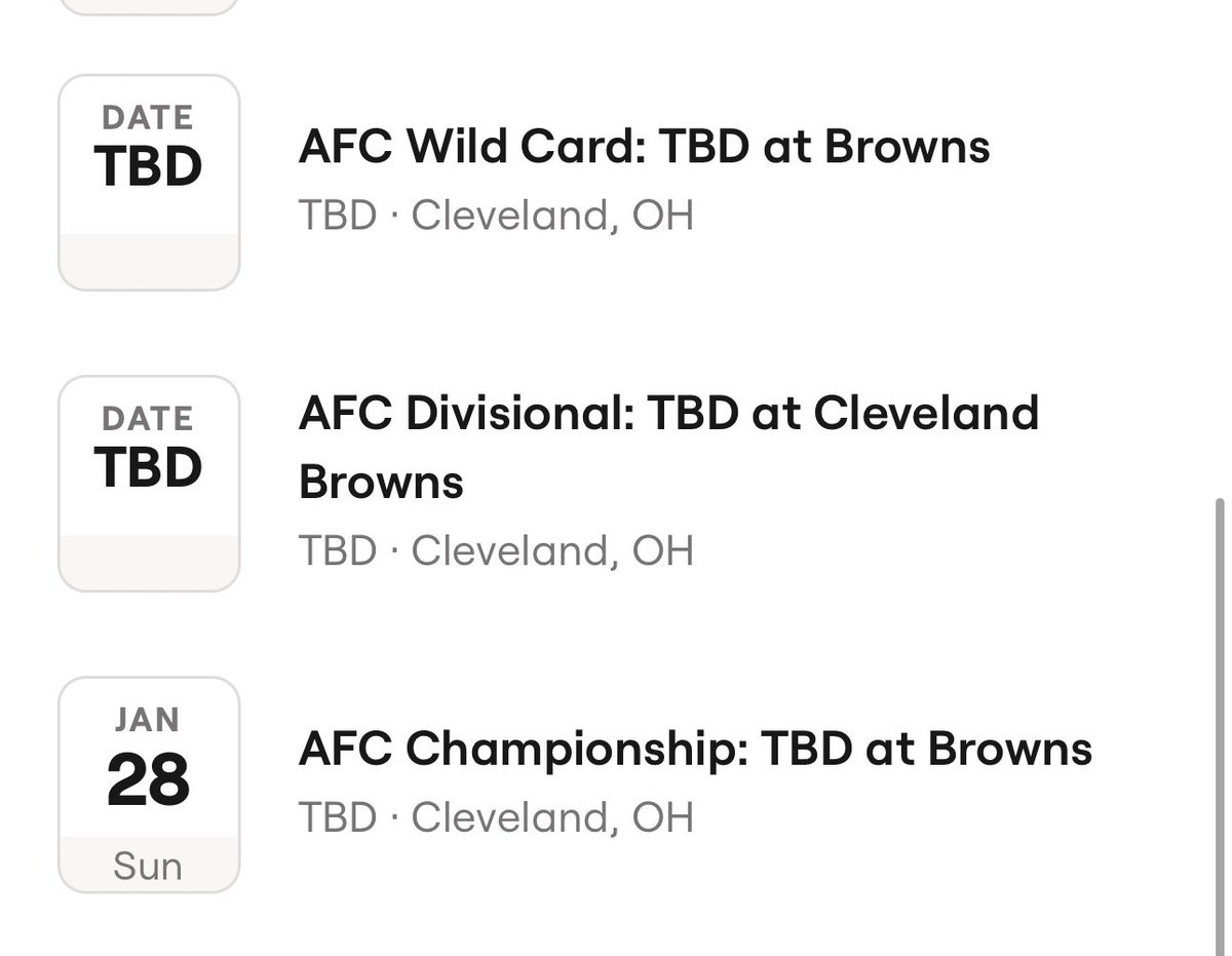 ButtCrust4000's tweet photo. Seat Geek leaked the script! 👀👀 #DawgPound https://t.co/6oakxqWlkk