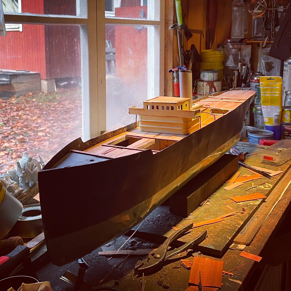 nilag's tweet photo. New project: the Pachacamac from the Tintin adventure Prisoners of the Sun.
#shipsculpture #ghostfleetartproject #shipbuildibg #tintin https://t.co/gOTekPaFy4