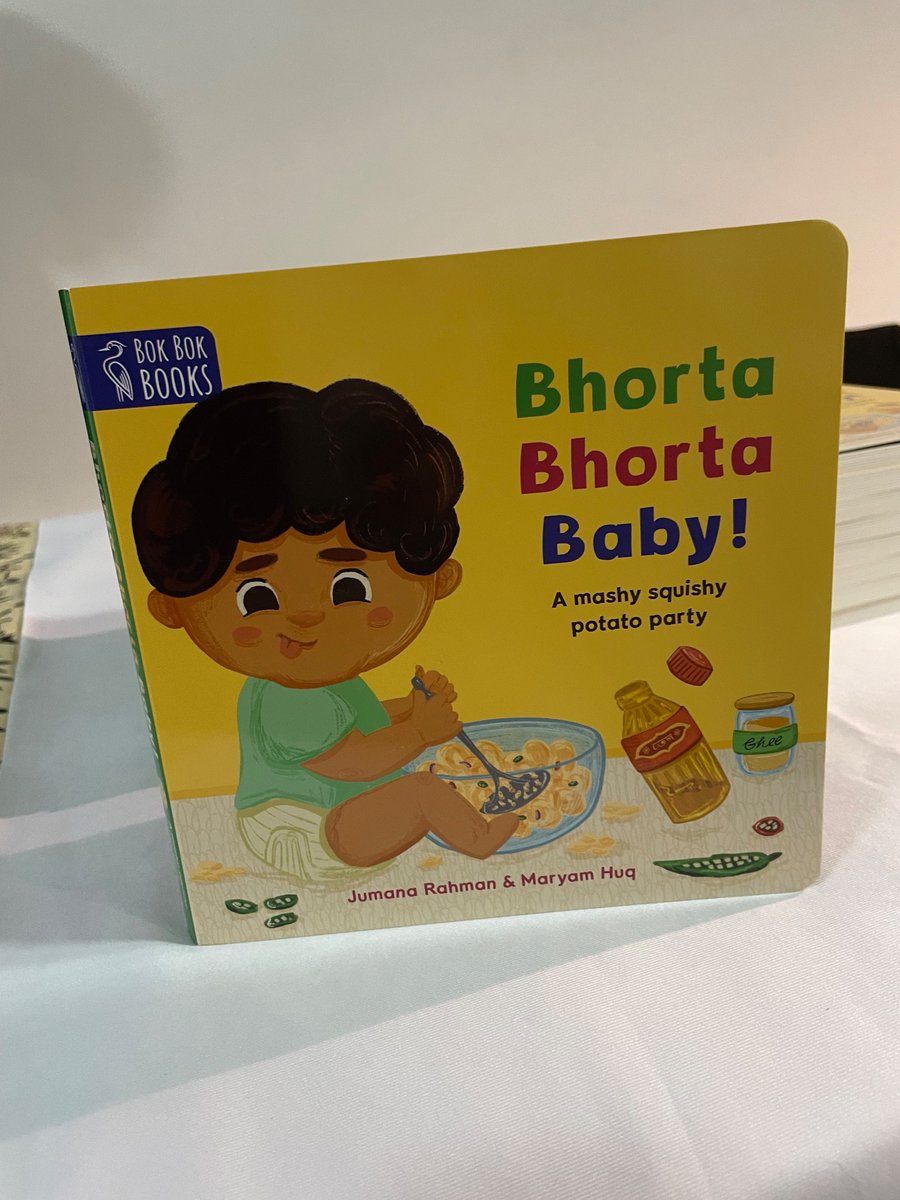 What a fab launch with <a href="/BokBok_Books/">BokBokBooks</a> for the sweetest baby board book ‘Bhorta Bhorta Baby!’ by Jumana Rahman and Maryam Huq. Food, crafting, story time and small children enjoying themselves! The perfect launch party. 🎉📚