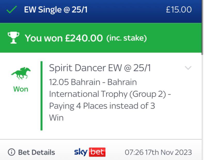 horseracingPG's tweet photo. Our most winner BIG winner at Bahrain ! 🇧🇭🐎
We are giving away ONE free month for OUR TOP PACKAGE , currently up over 200 points across all services.

How to enter :

- Retweet this post 
- Like this post 
- Join the free room 👇🏼

https://t.co/NYFom1uMAH https://t.co/FJV5lJMoBp
