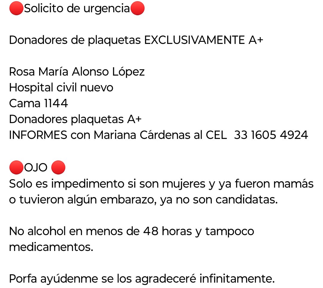 Solicito su ayuda por favor . 

#ayuda
#donantes