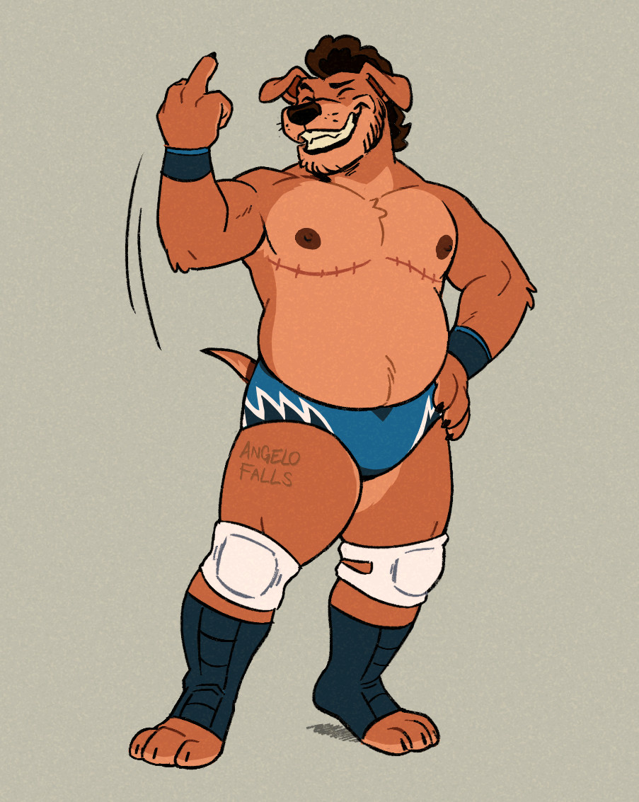 Wrestler Angelo is here! 💥