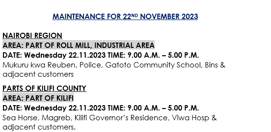 Kenya Power tweet media