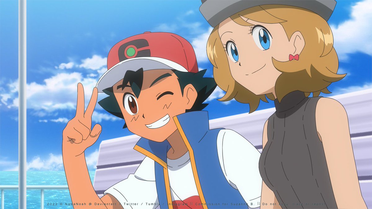 _NoVaNoah's tweet photo. Commission for @/sumeragi__boutique 🎨
Some precious Journeys #amourshipping as a banner illustration for their fic! 💙🩷✨

#ポケモン #pokemon #anipoke #アニポケ #サトセレ https://t.co/nf9oUBcreM