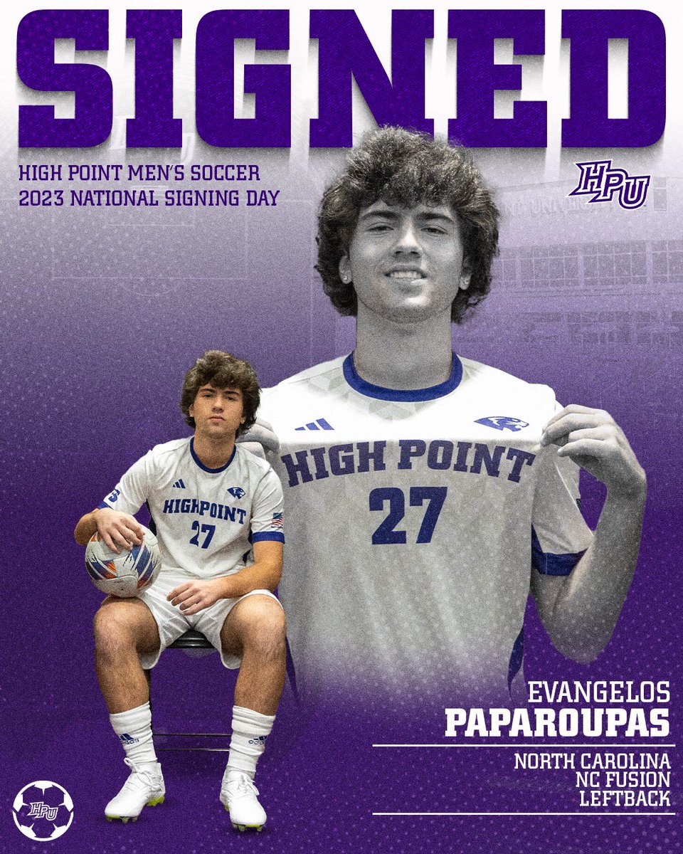 HPUMSOCCER's tweet image. ✍️ Welcome to the High Point Family!

Another talented lefty &amp;amp; local product from NC Fusion (ECNL) has signed with the Panthers. #PaveYourPath #GoHPU
