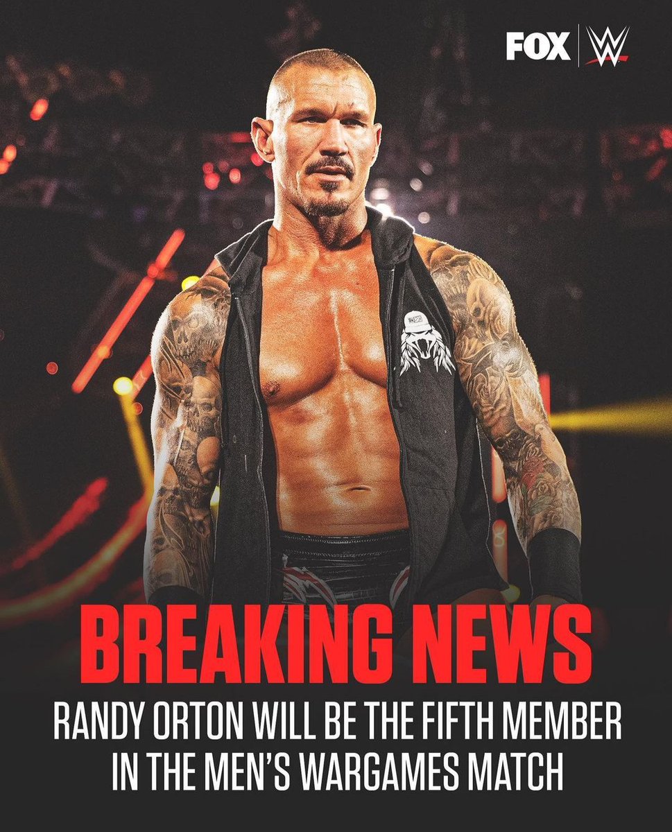 Bambamlld's tweet photo. I hear voices.  Business is about to pick up 🐍🤼‍♂️ #WWE #RandyOrton #SurvivorSeries #WarGames https://t.co/1TyvT2hQCx