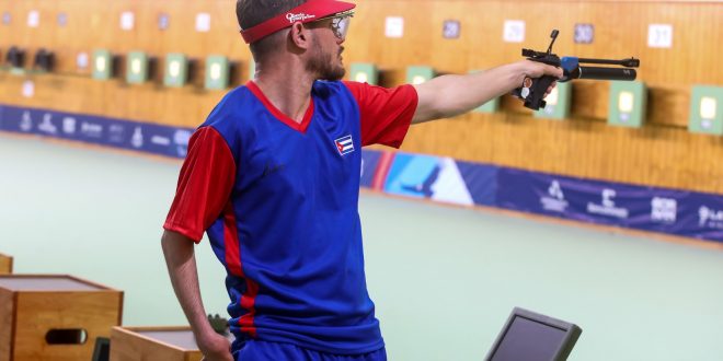 Disparos plateados de Di Angelo en Parapanamericanos de Chile. El tirador de #SanctiSpíritusEnMarcha fue subtitular en pistola a 10 metros y en la mixta a 50 metros, categoría SH1
escambray.cu/?p=318811 <a href="/jit_digital/">JIT Deporte Cubano</a>