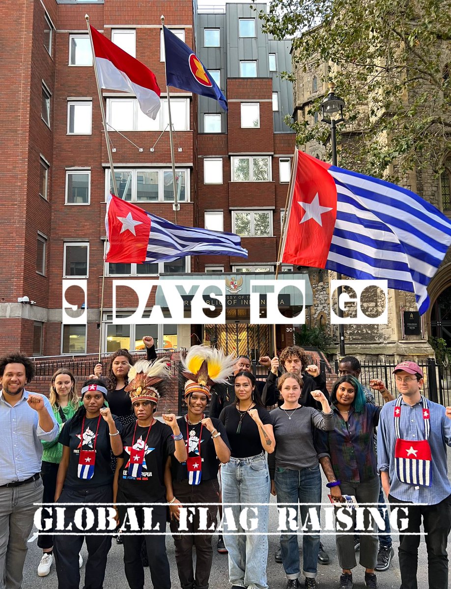 GLOBAL FLAG RAISING 2023 | 9 DAYS TO GO

#WestPapua #globalflagraising2023
#FreeWestPapua #PapuaMerdeka
