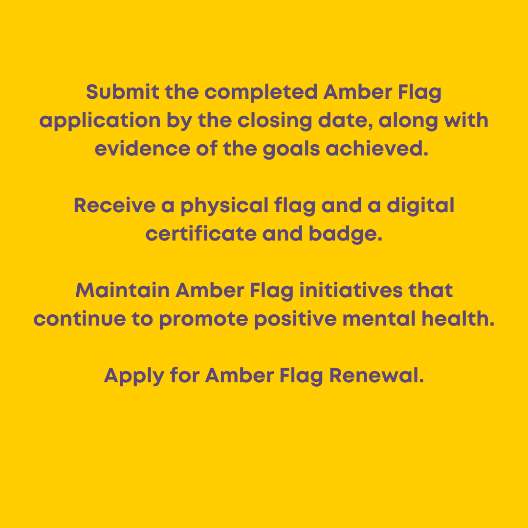 Amber Flag registrations for this term close on 1st December. The Pieta Amber Flag initiative helps create healthy, inclusive environments and supports positive mental health. 🔗 For more information visit - pieta.ie/how-we-can-hel…