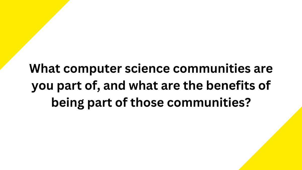 Teachers, in preparation for a future episode of the #HelloWorldPodcast, we want to know: 

What computer science communities are you part of, and what are the benefits of being part of those communities?

Let us know in the comments below 👇

#CSEd #CSChat #STEMEd #MakerEd