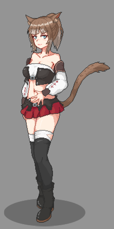 Sherlerk_'s tweet photo. Drew my friend's in game character.
#pixelart #ドット絵 https://t.co/FAh2gJd4KO