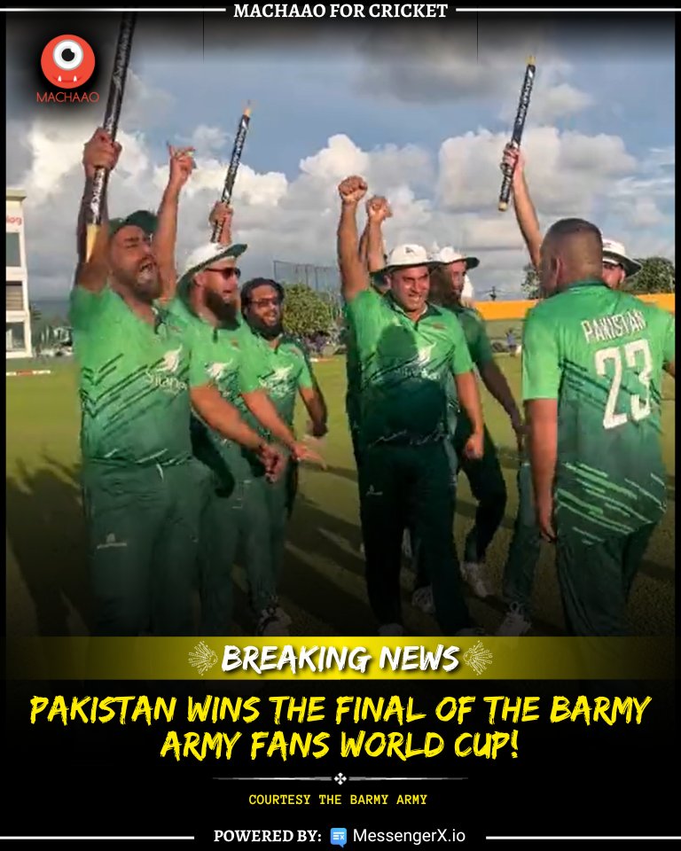PAKISTAN WIN THE BARMY ARMY FANS WORLD CUP!  Courtesy: THE BARMY ARMY  . .
.
.
.
#Cricket #CricketWorldCup #Cricket24 #CricketTwitter #CricketWorldCup2023 #CricketFever #CricketWorldCupFinals2023 #CricketWithHT #Pakistan #PakistanCricketTeam #PakistanArmy