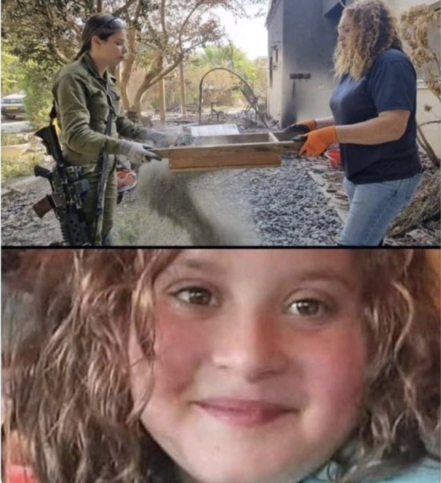 visegrad24's tweet photo. 12-year-old Liel Hetzroni has been buried by her family.

She and her twin brother Yanai were burned alive by Hamas on October 7th.

Ashes and bone fragments were all that remained.

Their grandfather was also shot to death on by Hamas. https://t.co/fTfK404F9H