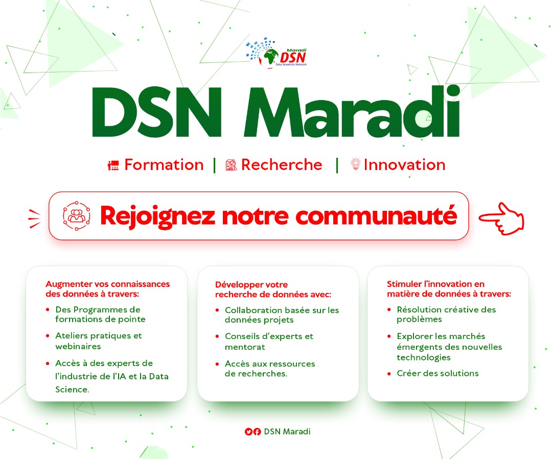 Let's meet from 25th to 30th November at DSN MARADI 
#dsnmaradi  #gdgniamey #DigitalNiger #GoogleDeveloperGroups #pythonniger #ssagdgs #gdgmaradi #gdgzinder #SalimTransportVoyageurs