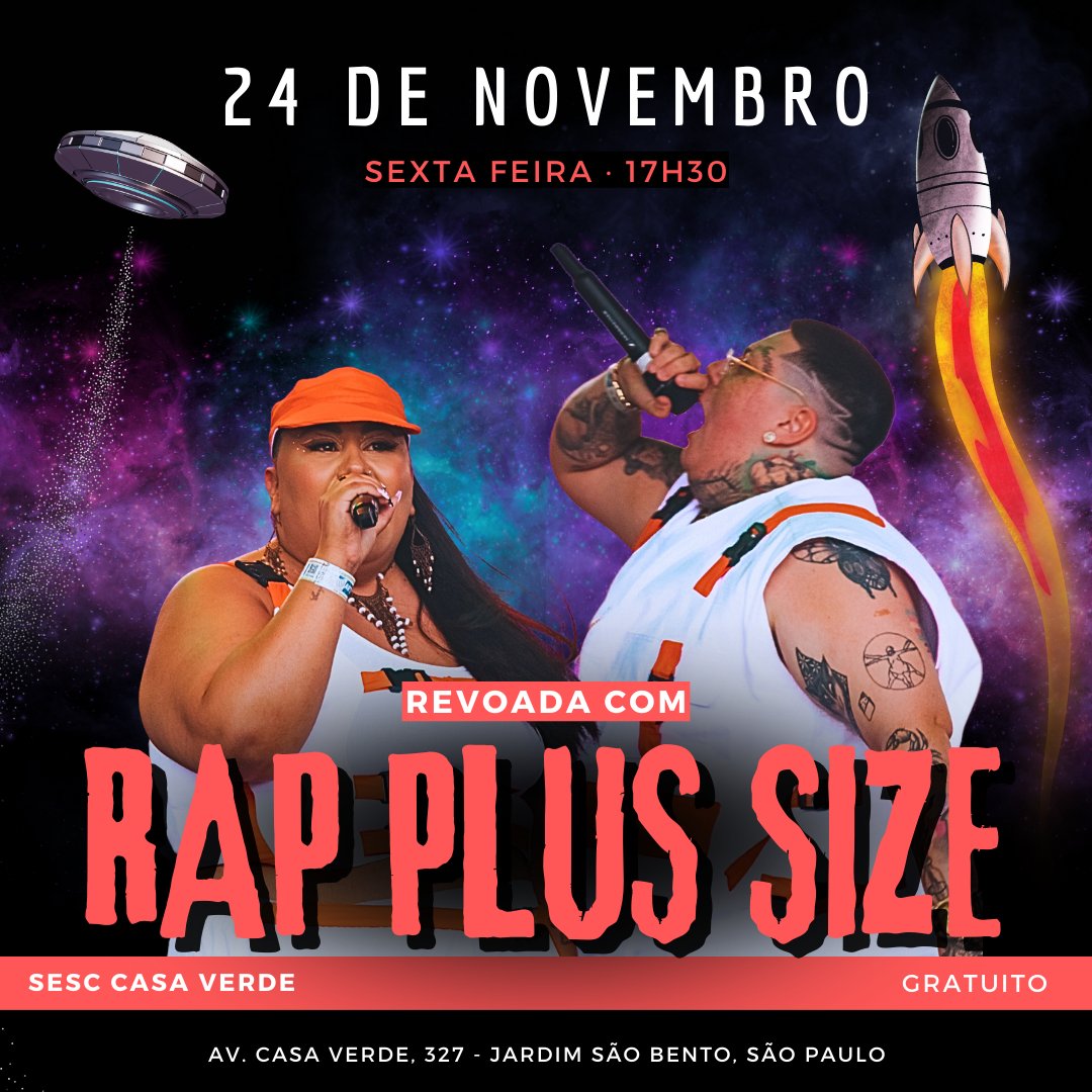 RapPlusSize's tweet image. Temos logo 2 shows pra esse final de semana em São Paulo, ve qual ce consegue colar e encosta!