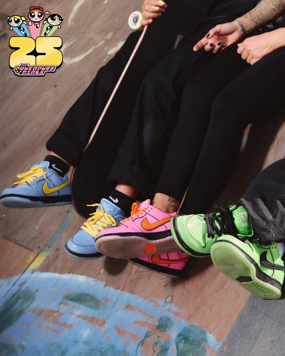 SOLELINKS's tweet photo. 📝 Powerpuff Girls x Nike SB Dunk Low dropping at skate shops December 14th and SNKRS December 15th

https://t.co/Y0mhE8uJ9R https://t.co/iyQZLfxUN5