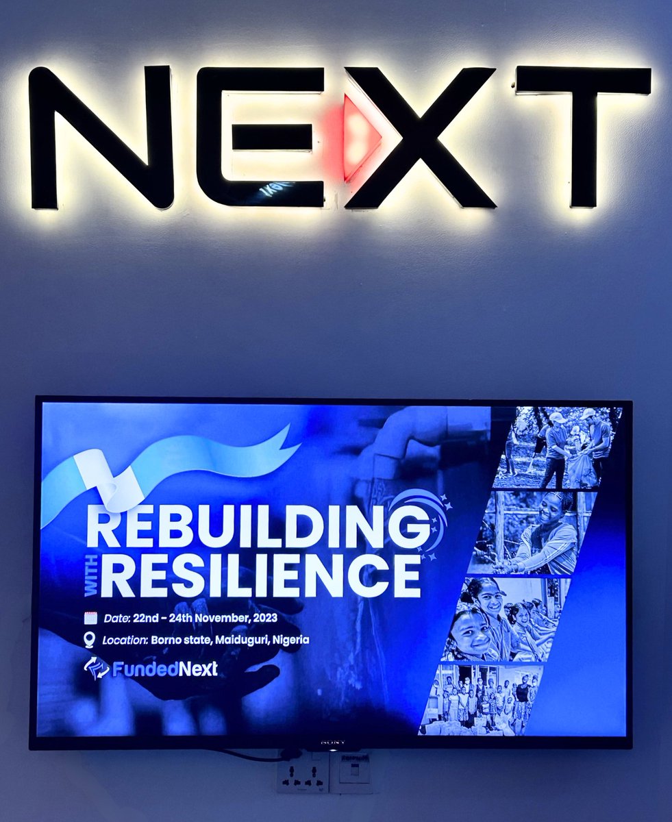 FundedNext launches EmpowerNaija: Rebuilding with Resilience,

Dedicated to changing lives globally!

22nd-24th Nov in Maiduguri, Nigeria 🇳🇬 

✅ Hygiene Awareness 

✅ Rehabilitating Latrines

✅ Solar Water Points

✅ Water Chlorination

✅ Handwashing Basins