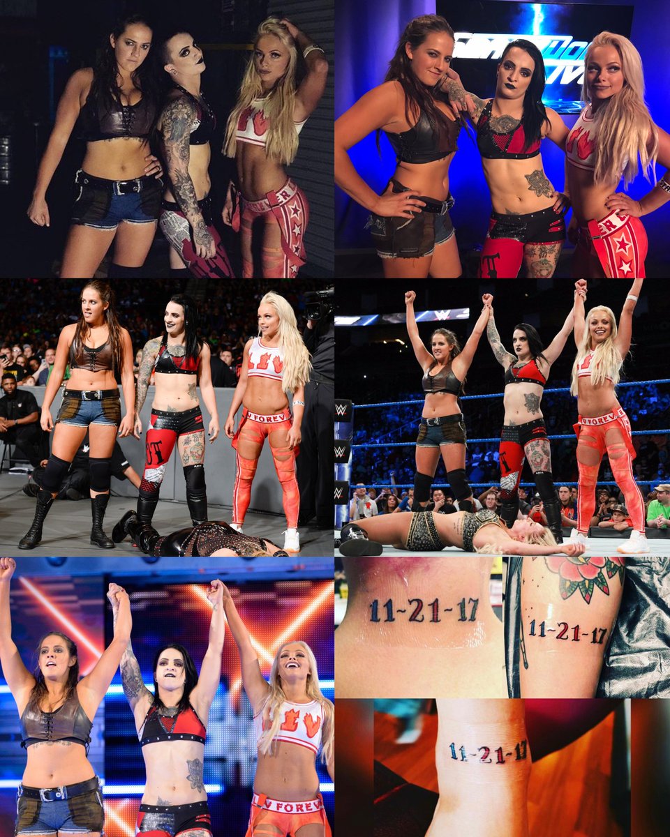 Happy 6 year Anniversary to the dangerous faction known as The Riott Squad 😈🔥✨
@WWEValhalla @realrubysoho @YaOnlyLivvOnce 

#SarahLogan #RubyRiott #LIVMorgan