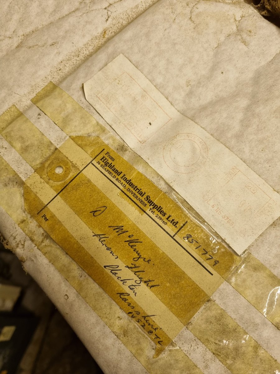 1985 delivery from Highland Industrial Supplies. Saw blade still in envelope.