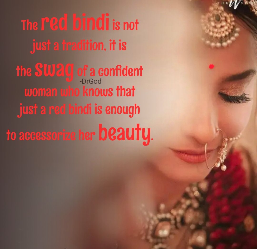 DrGariiMis's tweet photo. #redbindi 
#indianwoman https://t.co/tl3VsEJGrW