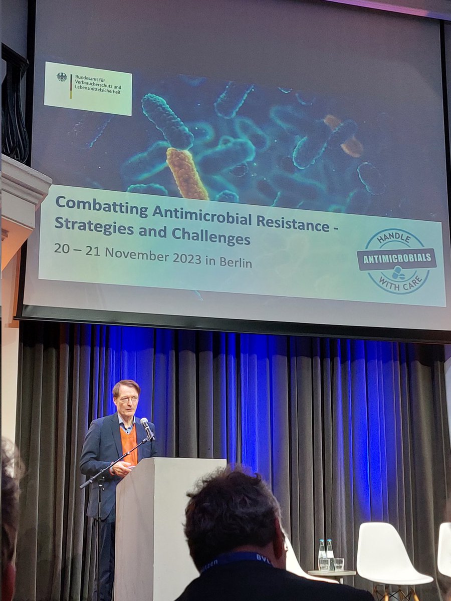 Great end to the Combatting Antimicrobial Resistance meeting in Berlin with closing remarks from the Bundesgesundheitminister @Karl_Lauterbach pointing out the importance of OneHealth and the need to work together against AMR! #WAAW2023 #AMR #AntimicrobialResistance #WAAW #Phage