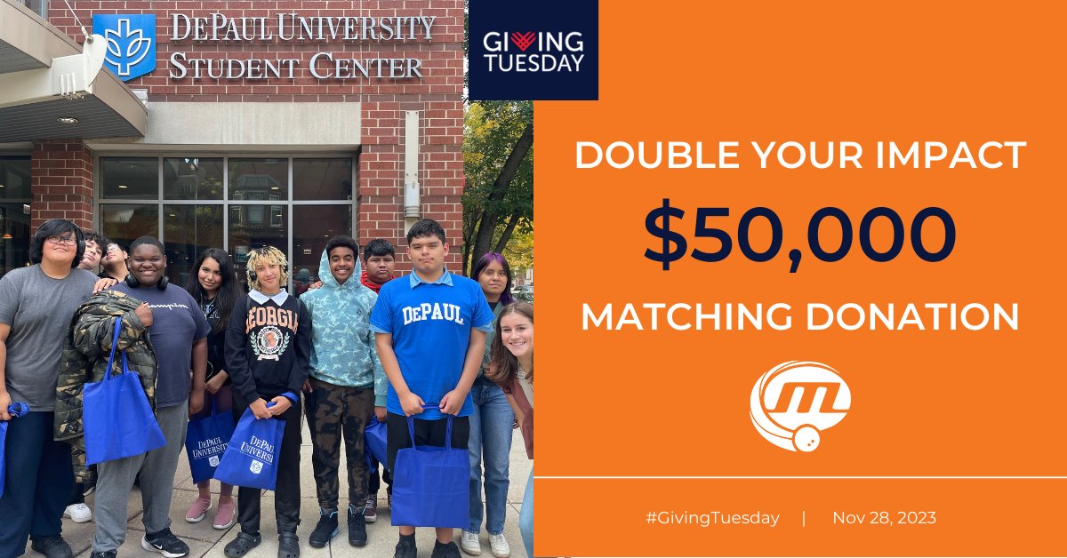 One week until #GivingTuesday! Will you support us as we change the lives of our students? Help us kick-start #GivingTuesday by donating today!

Donate HERE: metrosquash.rallybound.org/general-donati…

#GivingTuesday #MetroSquash #MakeYourMark
