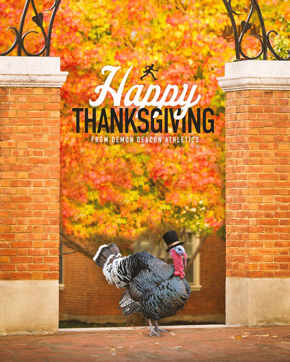 We are thankful for your love and support each and every day, Deacon Nation!   

#HappyThanksgiving ✘ #GoDeacs 🎩