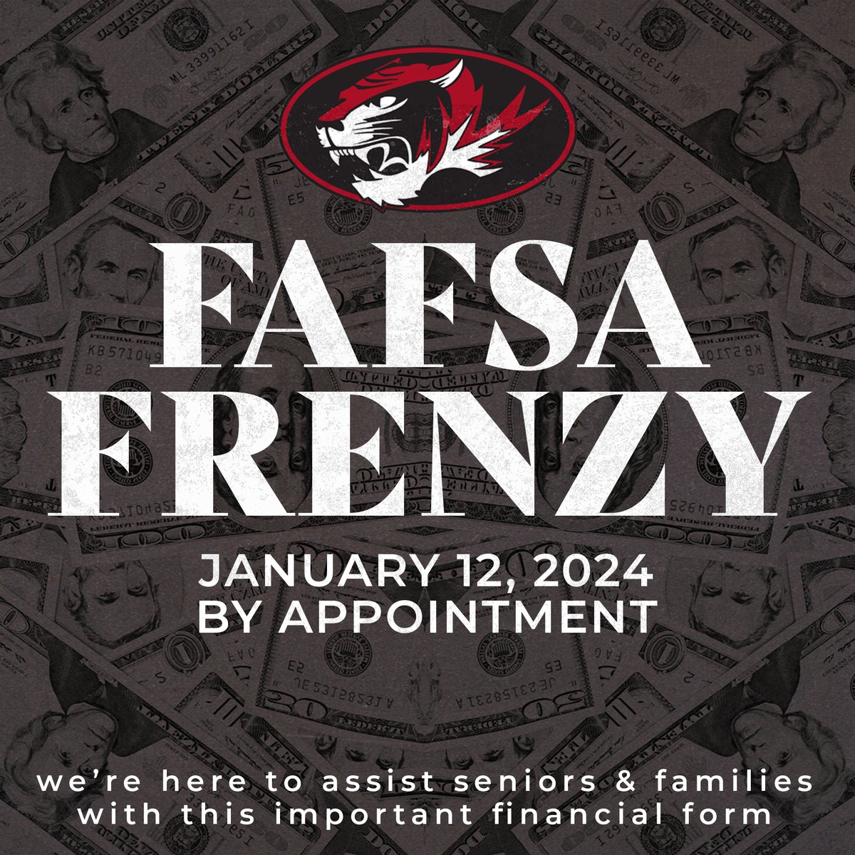 HoustonMOTigers's tweet photo. 🔔 Seniors &amp; Families - This year's #FAFSA is still not released and there are several changes to the important financial form. We want to help! Schedule an appointment here ➡️  https://t.co/DiGPUUGXBe

🟥 #HoustonFutureReady 🟥 https://t.co/CkZ9lsItVt
