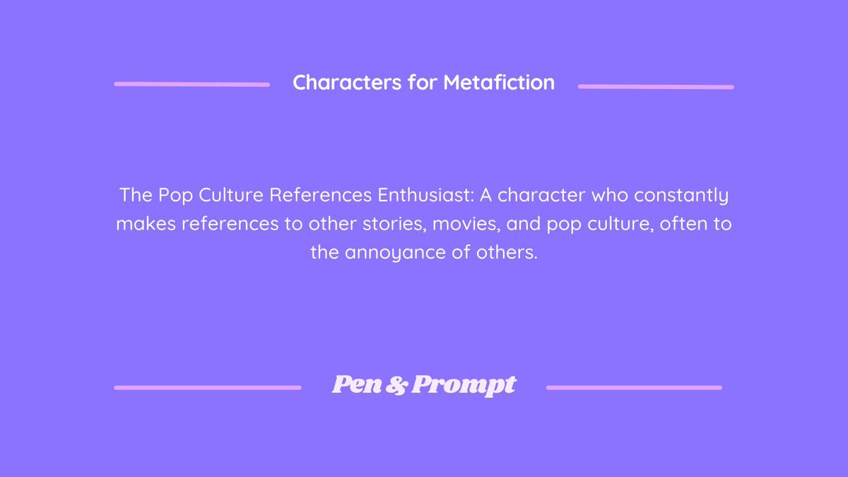 #metafiction #charactersformetafiction #writingprompts #characterprompt #adoptacharacter