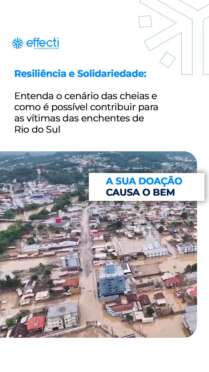 effectisistemas's tweet photo. A Effecti, uma empresa dedicada à  responsabilidade social e ao cuidado das comunidades em que atua,  reconhece a importância de se envolver nos desafios enfrentados pela  região do Vale do Itajaí, em particular na cidade de Rio do Sul, onde  está situada sua sede. 

#riodosul https://t.co/AK1ehcoN6y