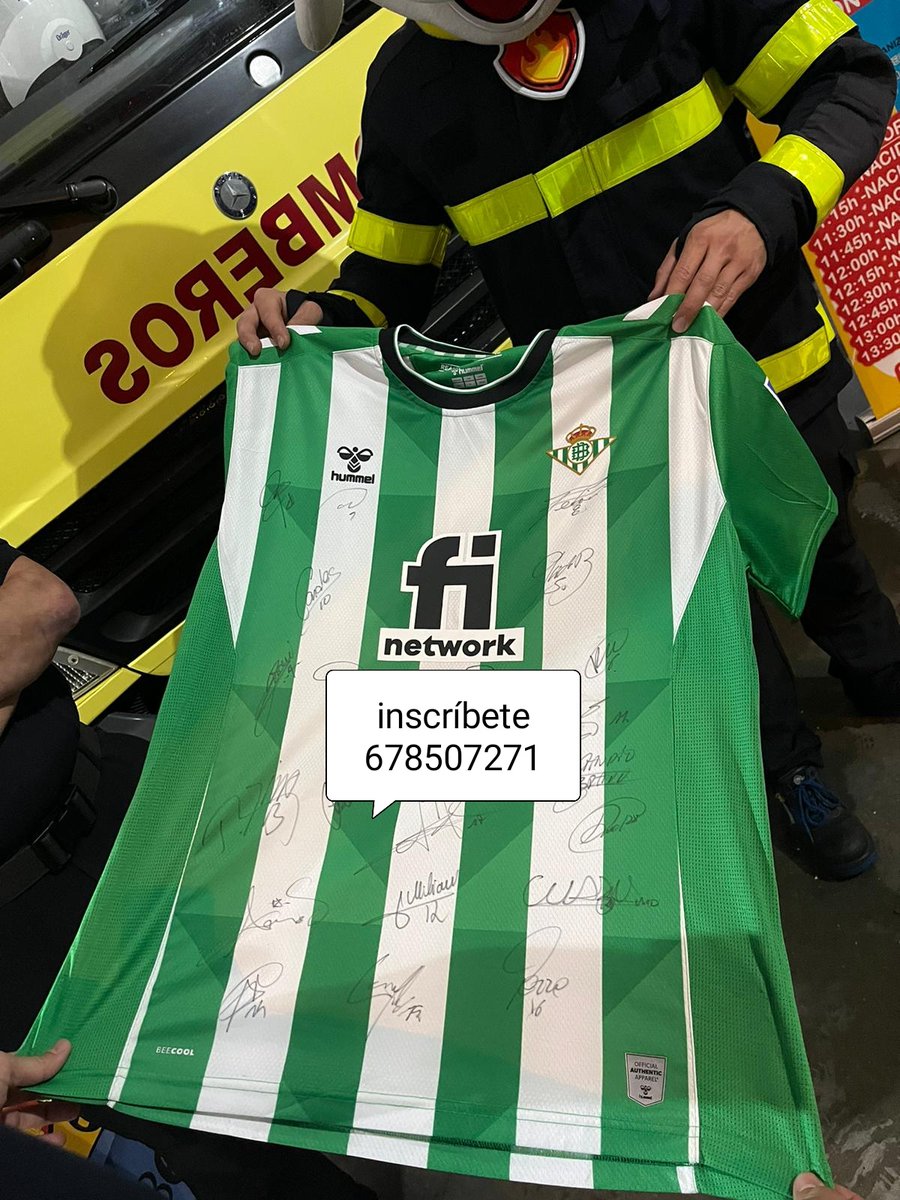 🚨500 PARTICIPANTES inscritos😱 SORTEO, entre todos los participantes CAMISETA DEL <a href="/RealBetis/">Real Betis Balompié 🌴💚</a> FIRMADA POR TODOS LOS JUGADORES DE LA PLANTILLA, gracias <a href="/fundacionbetis/">fundacionbetis</a>
Inscríbete WhatsApp al 678507271 por solo 5€ Carrera Infantil Benéfica del próximo día 3, solo quedan días🏃💨