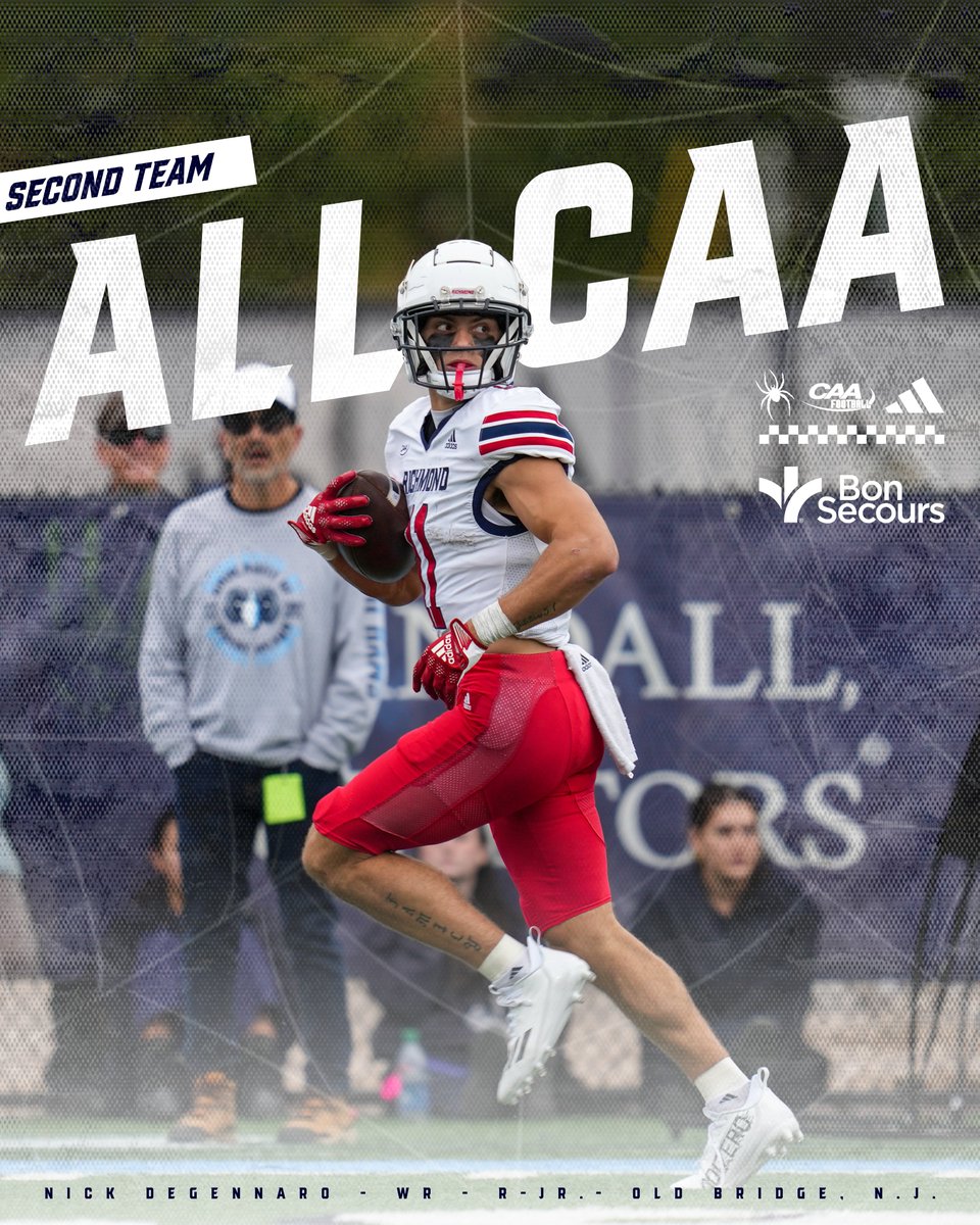 @aaron_trusler @jabrilhayes21 𝐒𝐄𝐂𝐎𝐍𝐃 𝐓𝐄𝐀𝐌 𝐀𝐋𝐋-𝐂𝐀𝐀 🔷 Nick DeGennaro, Wide Receiver #OneRichmond | @GennaroNick