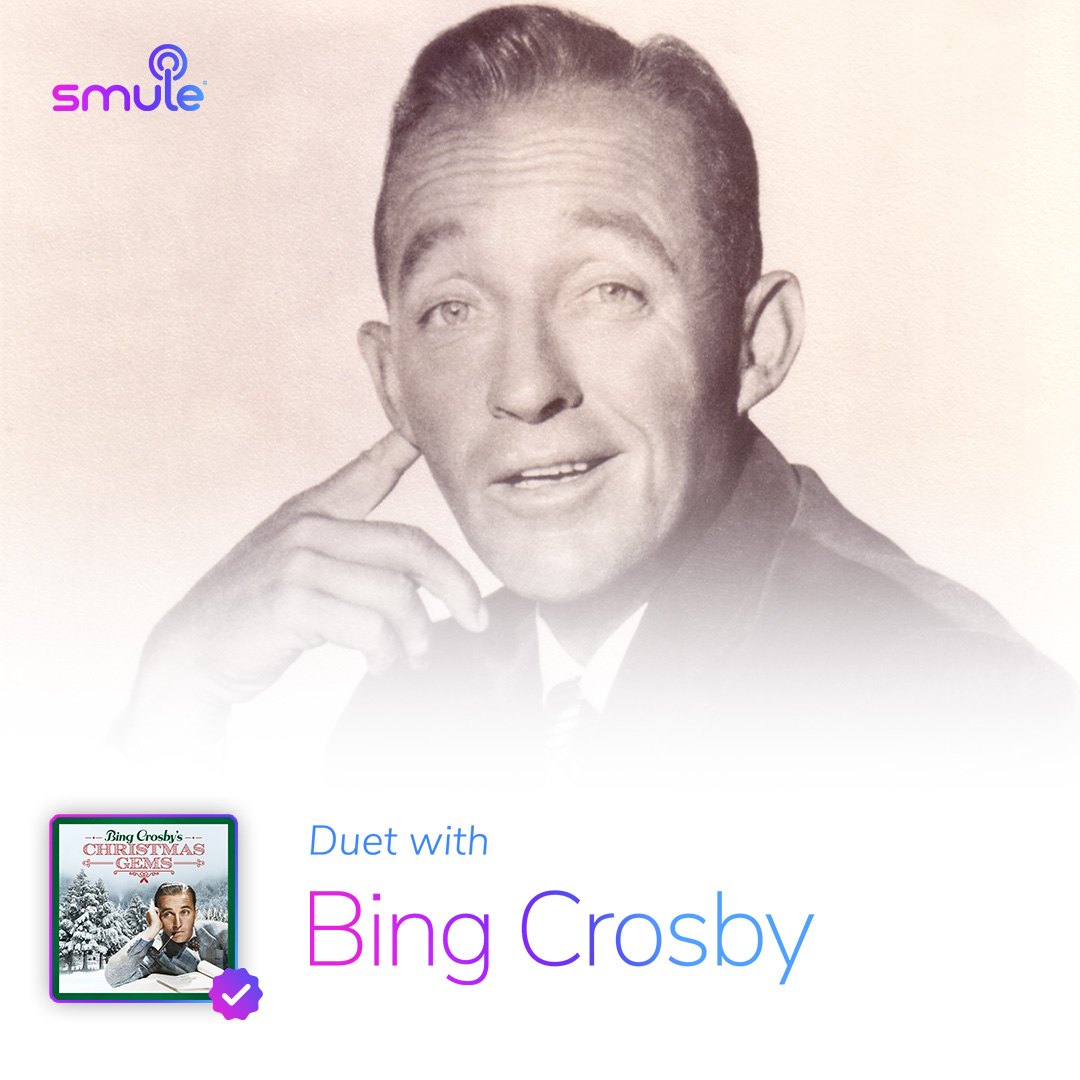 Sing "Winter Wonderland" with Bing Crosby this holiday season with <a href="/smule/">Smule</a>! Croon this Christmas classic at the link below 🎤

smule.com/recording/bing…
