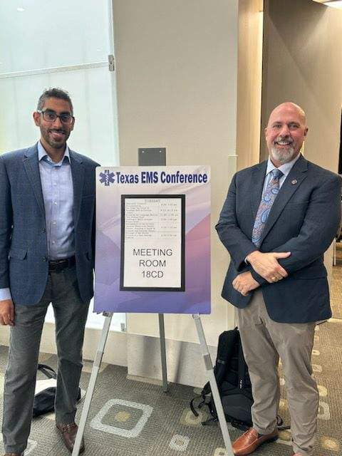 I enjoyed my talk with Dr Hashim Zaidi @hashimzMD  today as we explored the challenges of working with patients and families with limited English proficiency at the Texas EMS conference. <a href="/txnaemsp/">Texas Chapter- National Assn of EMS Physicians</a> <a href="/NAEMSP/">NAEMSP</a> #DEI #EMS #TexasEMS