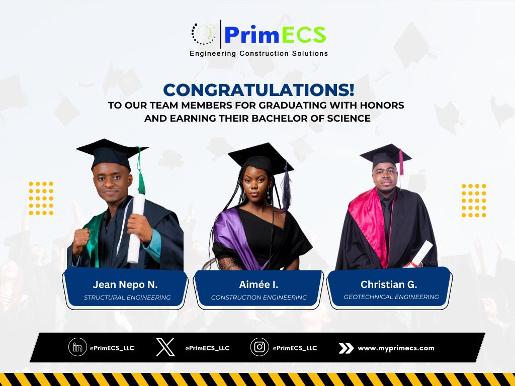 PrimECS_LLC's tweet photo. Your #Hardwork, #Dedication, and #Passion for excellence have truly paid off. We're proud to have such a talented individual on our #Team.
#Construction #Engineering https://t.co/PrM8mOwFPV