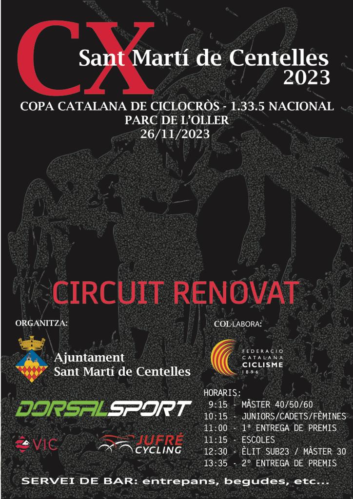 ciclismecat's tweet photo. 🚵La #CopaCatalanaCX Proride torna a un renovat circuit de Sant Martí de Centelles aquest diumenge.

🏆Marc Romero i @LaiaBosch8 lideren el campionat després de set proves disputades.

+ info 👉 https://t.co/wE09gO0Jg3

#ciclismecat #CX https://t.co/UO4ahnQls5
