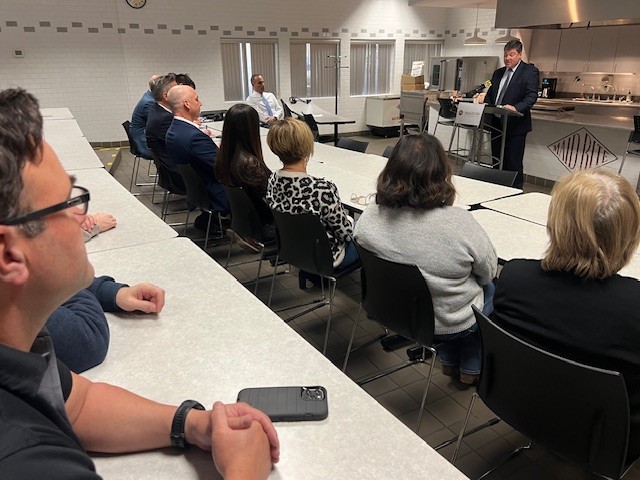 DCEDSecretary's tweet photo. .@GovernorShapiro and @PADCEDNews want everyone to know that #Pennsylvania is open for business. The Governor’s Action Team developed a funding proposal that brought 75 new jobs and keeps Maid-Rite Specialty Foods in Lackawanna County — Maid-Rite’s home for 60 years.  #ExpandInPA https://t.co/z7nAr7kkxz