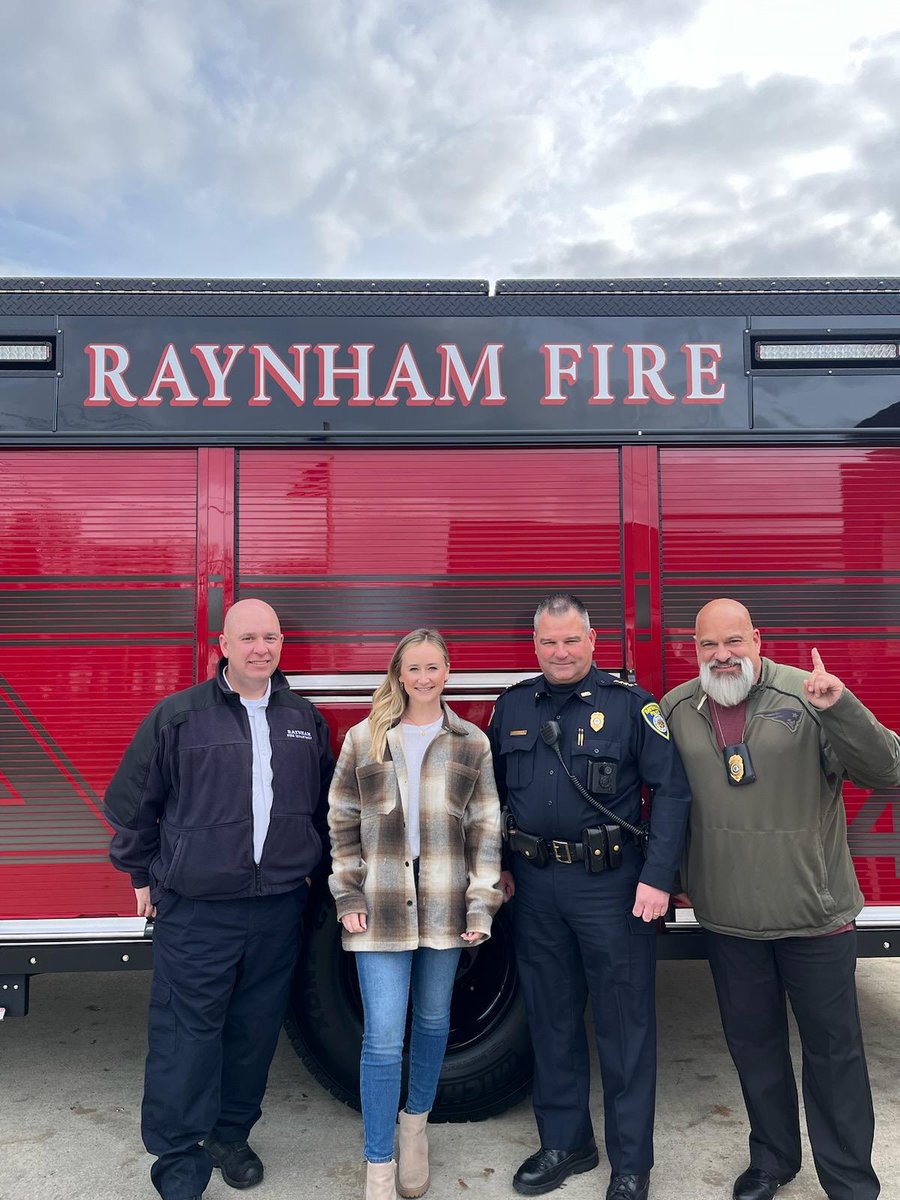 Raynhampd's tweet photo. The Raynham Police would like to thank Medium Candace Dalton with her continued support of Secret Santa.  She will be hosting a fundraiser on Dec. 4th at the Legion to support this great cause.  Please consider attending and supporting this holiday season. https://t.co/KmFD8l07F3 https://t.co/4Alx3cTGKI