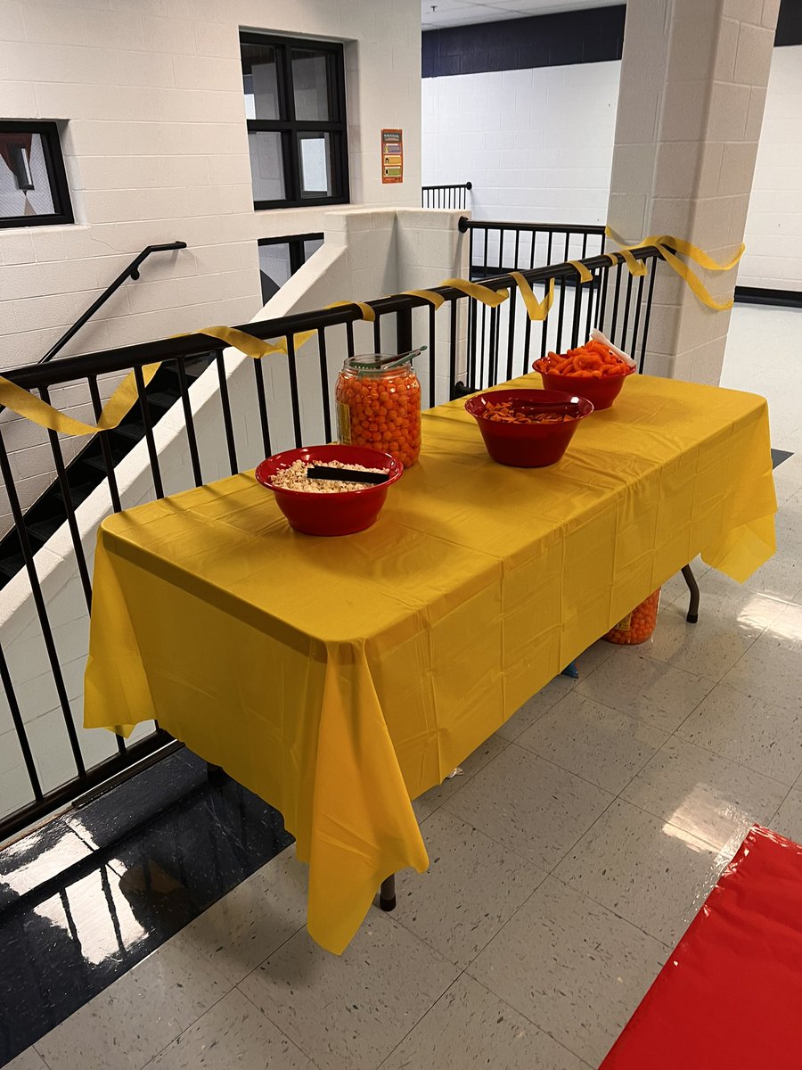 Kindergarten and 1st grade have read the book The Big Cheese.  They have invited all grade levels to a cheese tasting!  There are samples of everything from cheese cubes to cheese quesadillas, mac n cheese and more!  <a href="/VanleerE/">Vanleer Elementary</a> <a href="/DCS_TN/">Dickson Co Schools</a> <a href="/suestringfield/">Sue Stringfield</a>