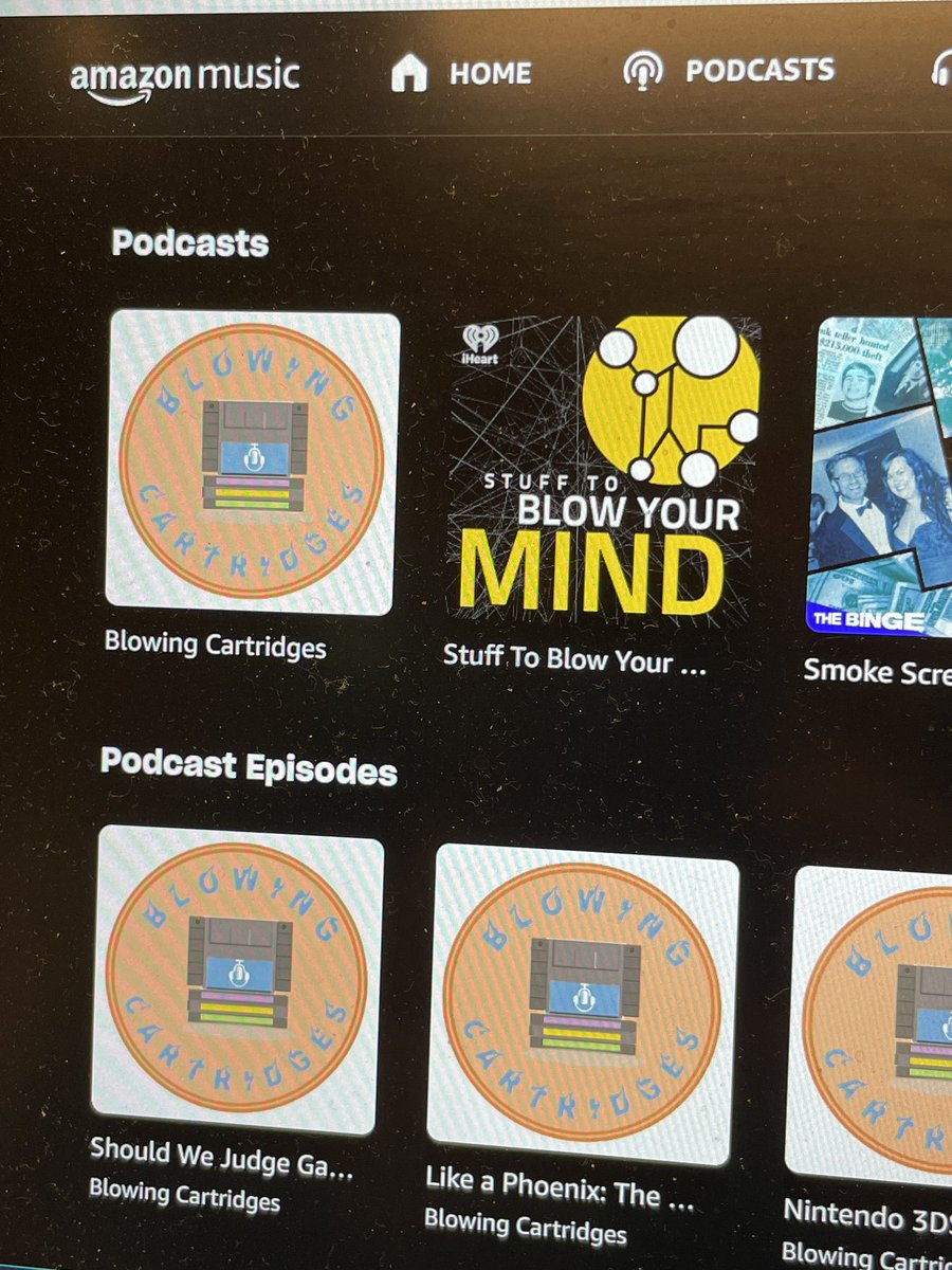 Blowcartpod's tweet photo. I doubt anyone was asking for it - but we are now on Amazon Music! #videogamepodcast #australiangaming #BlowingCartridges https://t.co/SyXazEZLx1