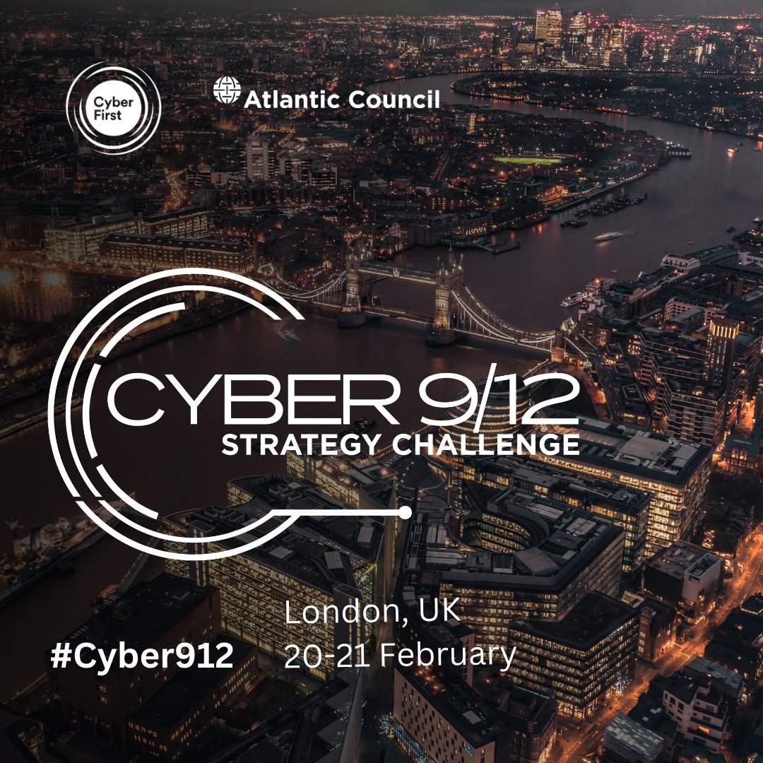 We are excited to announce our partnership with @Cyber912_UK!

We are proud to support the 2024 @Cyber912_UK Strategy Challenge taking place on the 21st and 22nd February.

An annual competition for university students, inspiring those entering the cyber security industry.