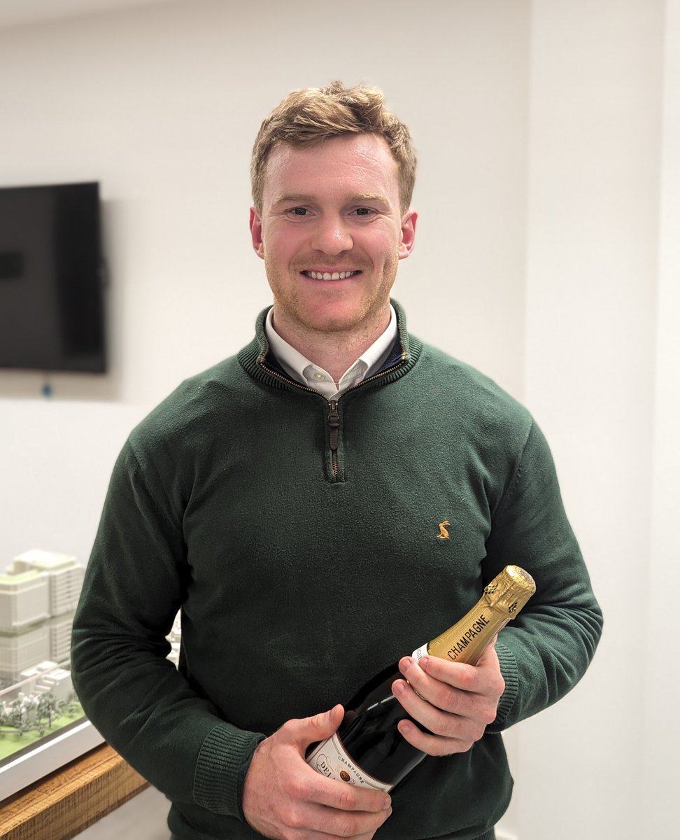 #EmployeeSpotlight

Thrilled to announce that team member Josh Grimes has passed his #APC exams, officially earning the title of #CharteredSurveyor!

It’s our pleasure to witness his professional growth and can't wait to see what's next🥳

Cheers to Josh's achievement!