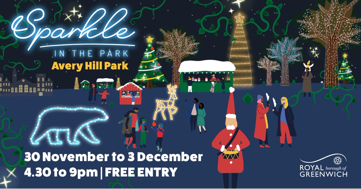 Our elves are busy turning Avery Hill Park into a winter wonderland for Sparkle in the Park! 🔨❄️

We can’t wait to see you all exploring our glittering light features! 🎅✨

With thanks to sponsors LBox Communications

Royalgreenwich.gov.uk/christmas