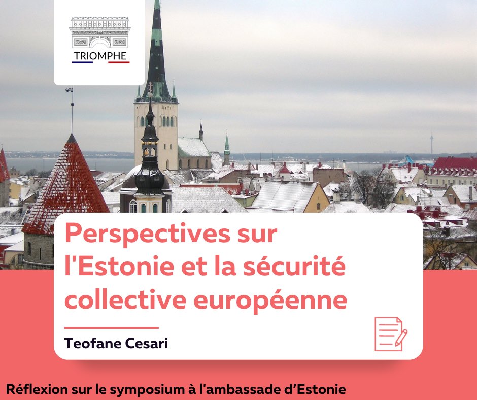 [ARTICLE] ✍️ Perspectives sur l’Estonie et la sécurité collective européenne. Par @CesariTeofane #geopolitique bit.ly/3sCDg0y
