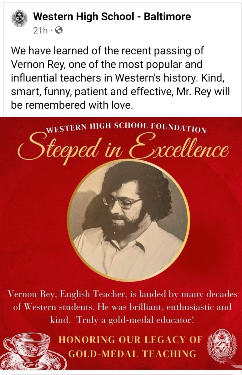 CatSallyWrites's tweet photo. Mr. Rey made me a writer. I CALL MYSELF A WRITER because of him.  I will never forget him frying me for using analyzation in a paper. 

"But they say it on Star Trek!!!!"

His Face: 😾
My Face: 😼

I changed my paper.

RIP Mr. Rey. ❤️🙏🏾 https://t.co/6WQhdnRqIq