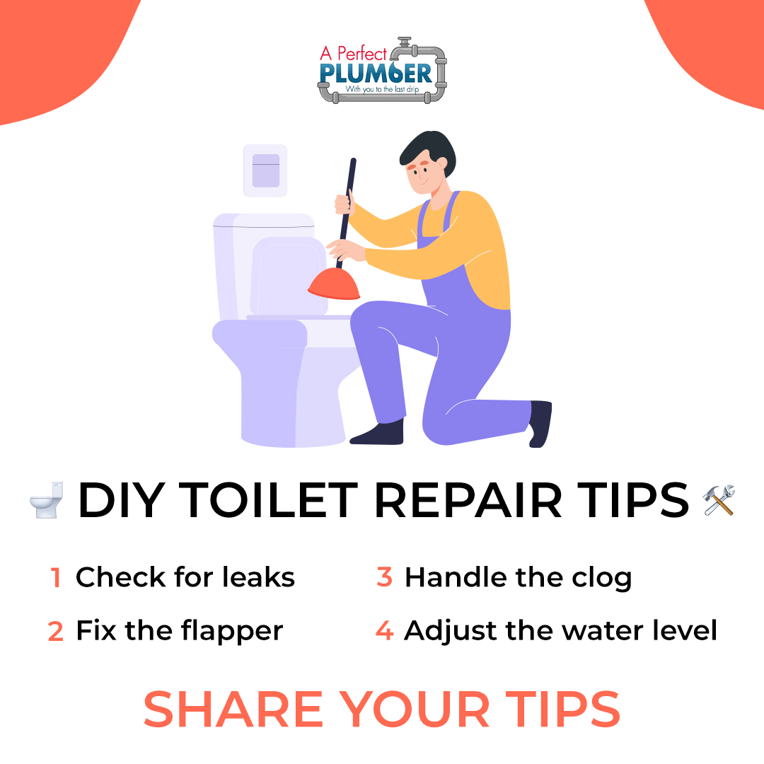 plumber_perfect's tweet image. 🚽 DIY Toilet Repair Tips 🛠️:

1️⃣ Check for leaks
2️⃣ Fix the flapper
3️⃣ Handle the clog
4️⃣ Adjust the water level

Got more tips? Share below! 💡 

#ToiletRepair #DIYPlumbing #HomeFix