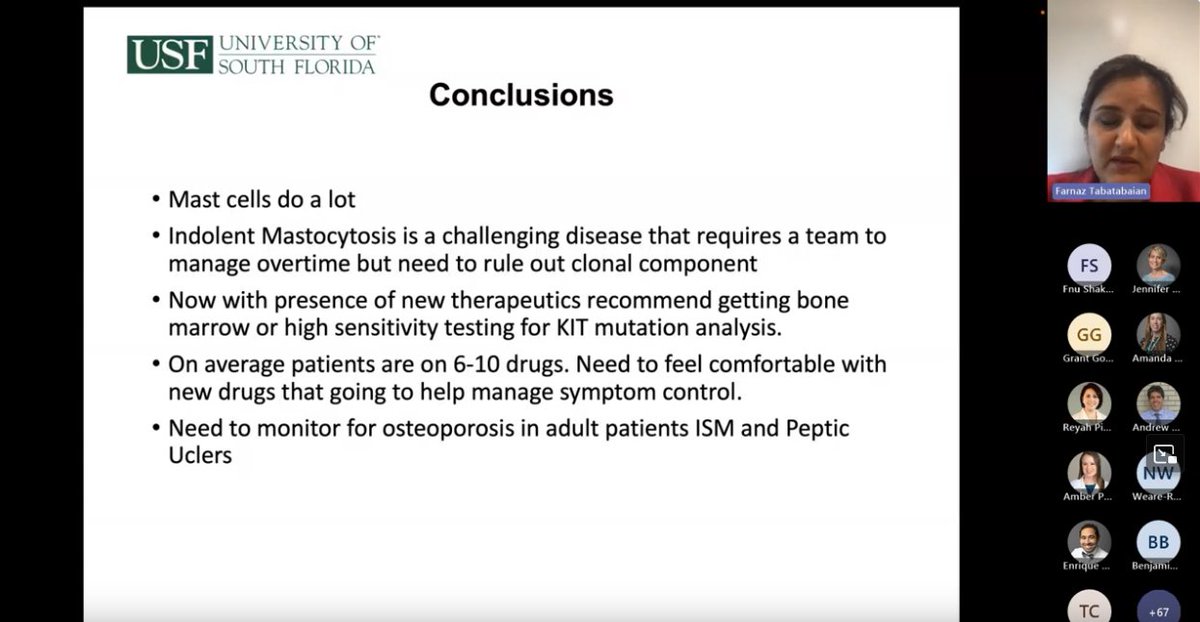 $BPMC Recent 11/16 discussion of avapritinib for indolent systemic mastocytosis

Comments on avapritinib's iSM registrational trial begin at the 36:55 mark
youtu.be/M3RKYTcHSwM?t=…