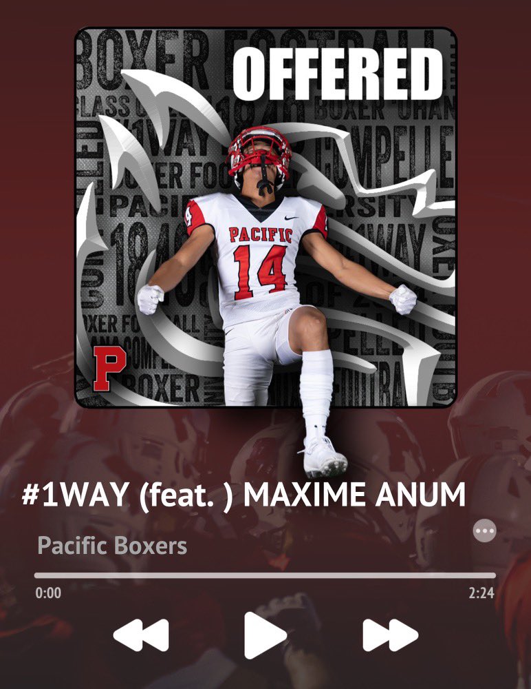AnumMaxime's tweet photo. Happy to announce my first two offer from Pacific University and Theil college. Thank you @CoachJCraft  @CoachFalc and @coacho024 https://t.co/yuvsFSOHGy