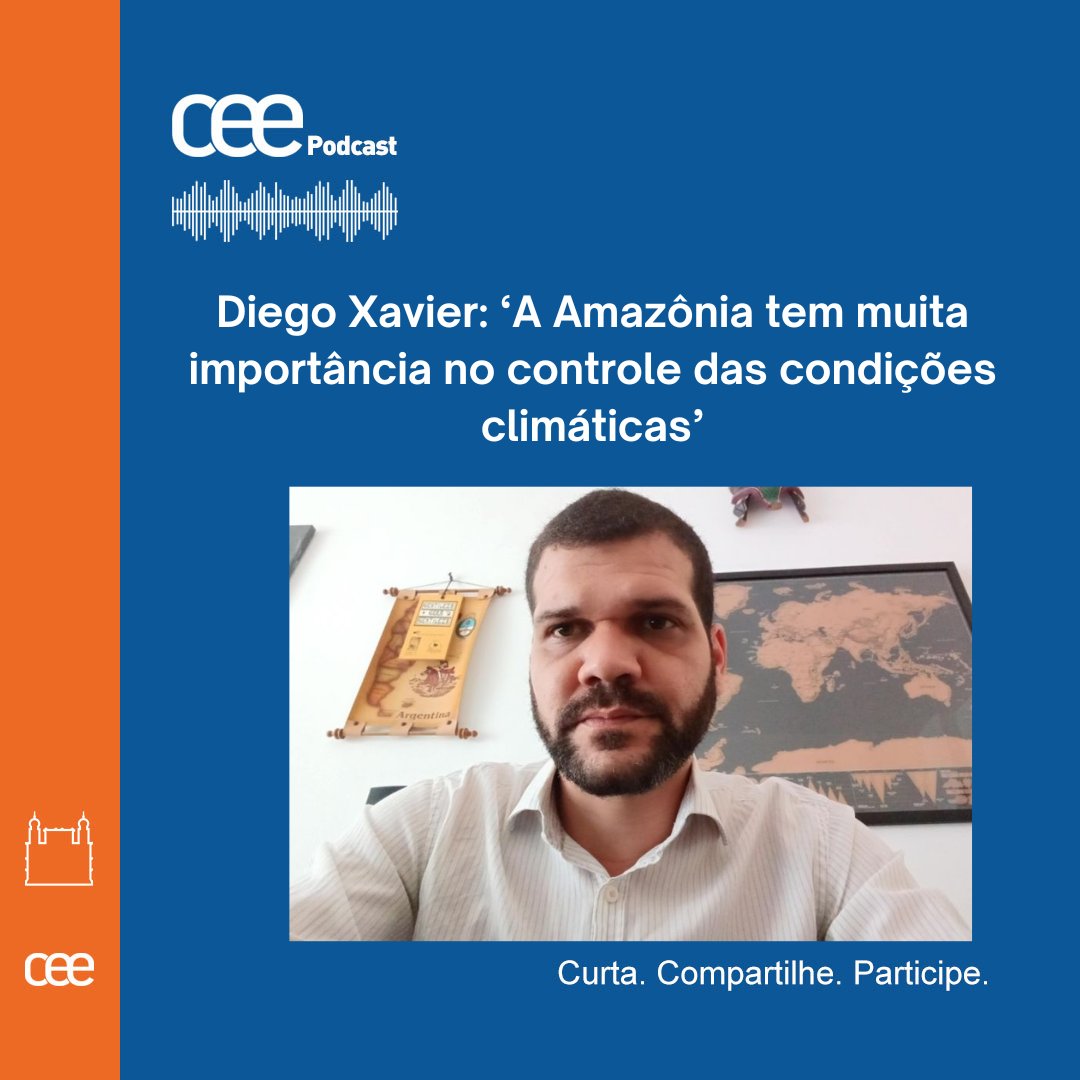 "Serão cada vez mais comuns os eventos extremos, com mais danos, e infelizmente não estamos nos movimentando na velocidade e na urgência que exige esse problema”, alerta o pesquisador Diego Xavier, do  Icict/Fiocruz, no CEE-Podcast

🎙️bit.ly/CEE-Podcast-co…